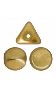 Ilos par Puca® beads Light gold mat 00030-01710